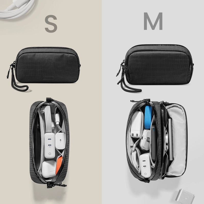 Digital Cosmetics Bag Plaid Digital Accessories Bag Data Cable Cosmetics Bag Dji Pocket3 Multifunctional Cosmetics Bag - Image 5